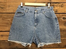 Riveted by Lee Women's Cutoff Vintage Shorts Size 12P Light Wash Mom High Rise