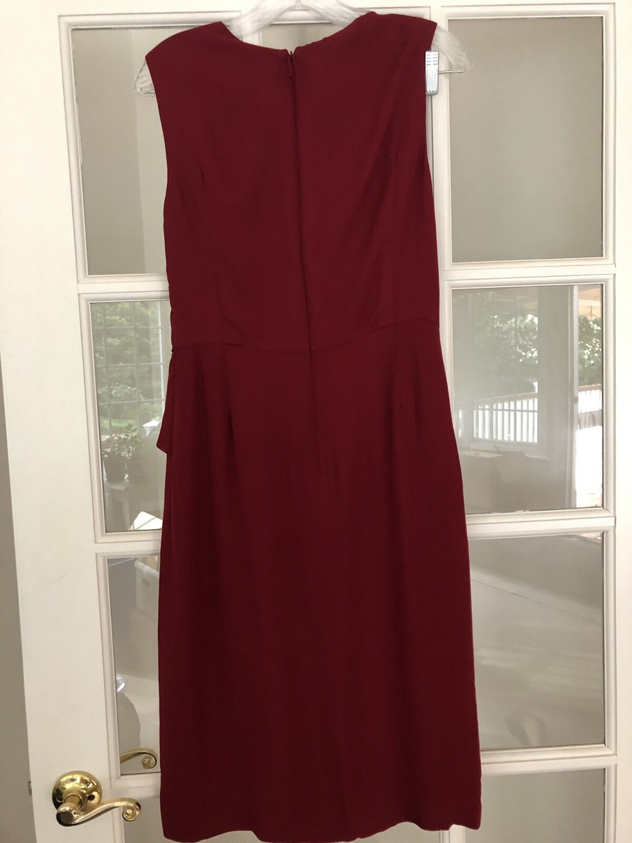 j mendel red dress J. Mendel Red and Black Brocade Off The Shoulder Gown With Short Train 4