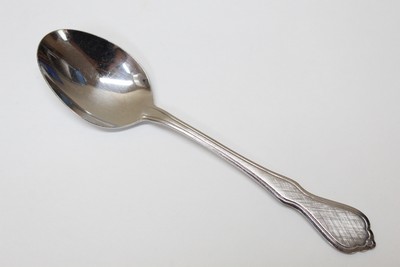 Vintage Sss By Oneida Trinity Pattern Stainless Steel Place Oval Soup Spoon Ebay