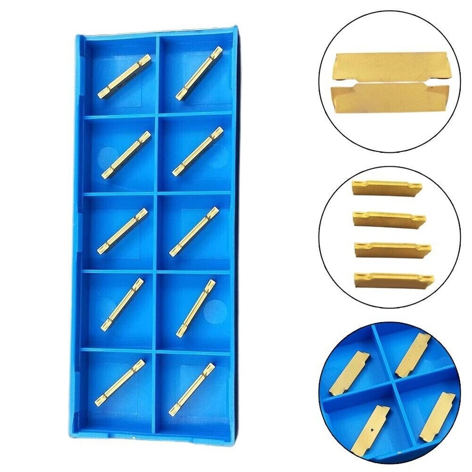 10* grooving cut off Carbide Turning Inserts For 1.5mm Lathe Turning ...