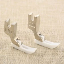 2Pcs T363 Flat Wagon Zipper Narrow Foot Sewing Machine Presser Feet 3cm