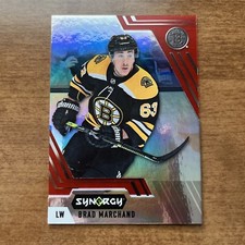 Brad Marchand 2020-21 Upper Deck Synergy Hockey Red Parallel 