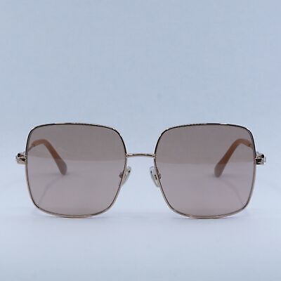 JIMMY CHOO リリスクエアフレムサンクラス LILIS DDB JIMMY CHOO LILI/S 0DDB 2S Gold Copper / Pink Flash Silver 58