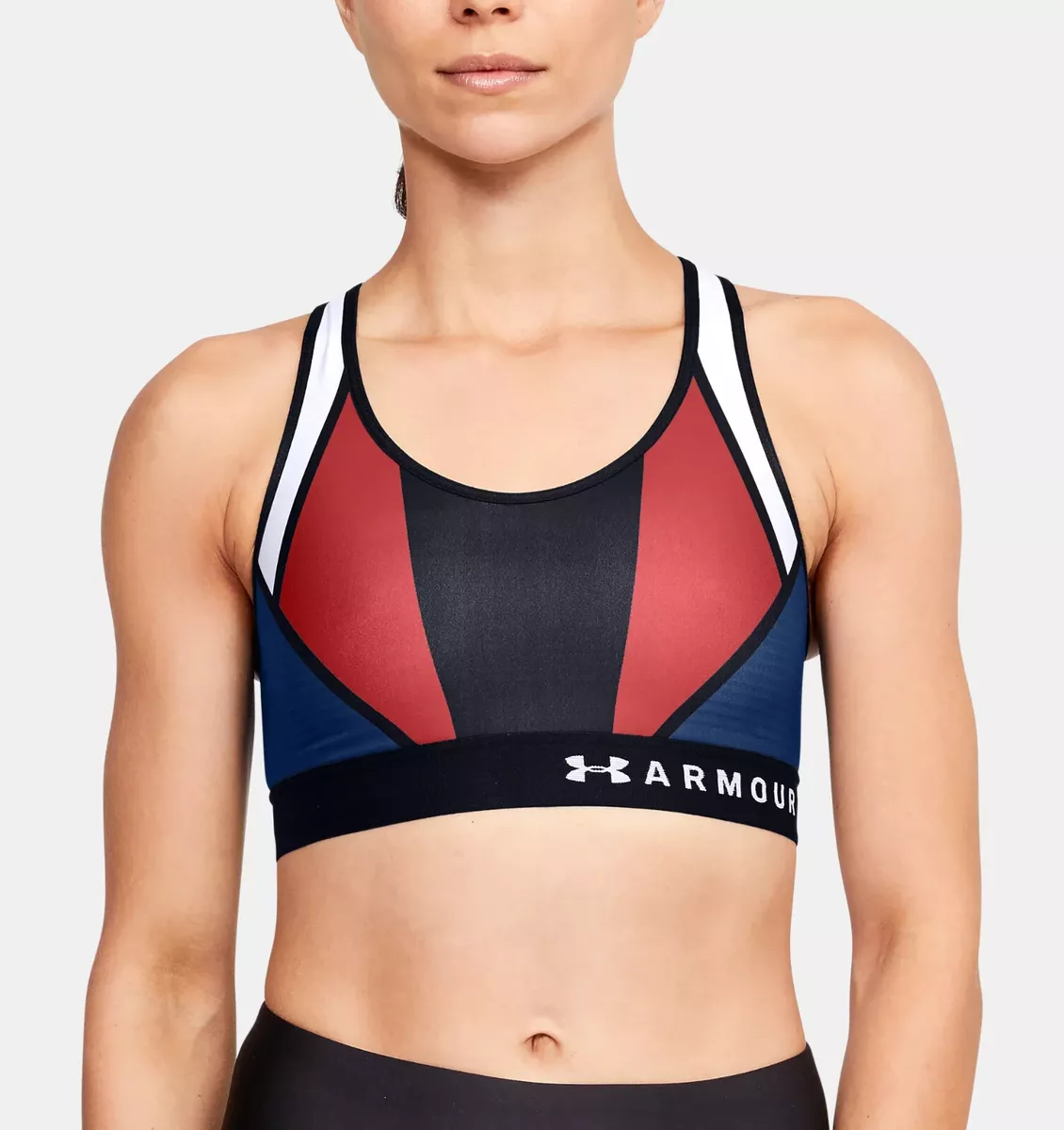 UNDER ARMOUR Women's Armour Mid-Support Country Pride USA Sports Bra NWT  SMALL