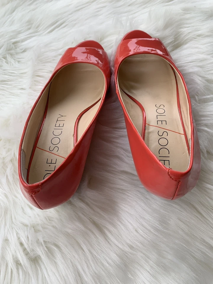 Sole Society So Lorie Wedge Heels Shoes Women’s 6 B - Image 3 of 4