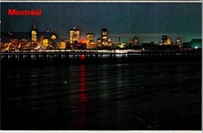 Vintage Postcard - Montreal By Night - Montreal, Canada