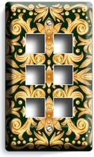 VICTORIAN ERA ROYAL TRACERY LIGHT SWITCH OUTLET WALL PLATE MEDIEVAL ART HD DECOR