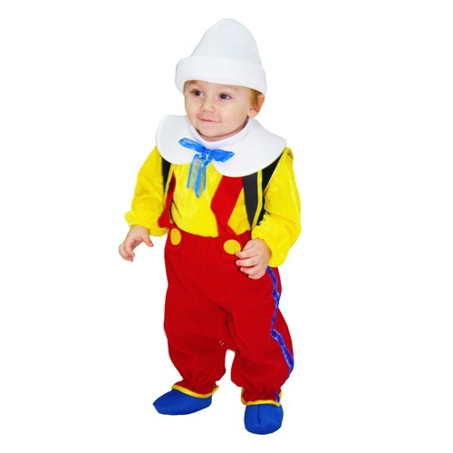 Costume Pinocchio neonato vestito carnevale pegasus travestimenti feste  party | eBay