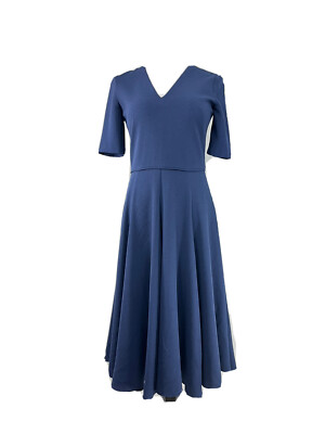 Women's Gal Meets Glam Edith Crepe Navy Fit & Flare Short Sleeve Dress-Size 4 | eBay Women's Gal Meets Glam Edith Crepe Navy Fit & Flare Short Sleeve Dress-Size 4 | eBay