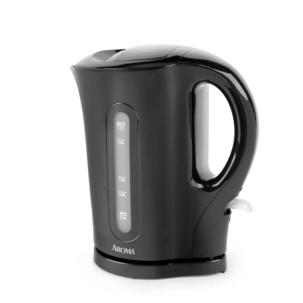 Aroma Electric Kettle Cups Rapid Boil, Cordless, Black