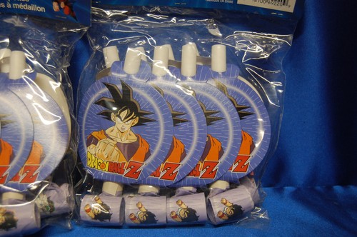 Dragon Ball Z Blowouts Set de 16 DBZ Fiesta Blowouts Goku Blowouts - Imagen 2 de 2