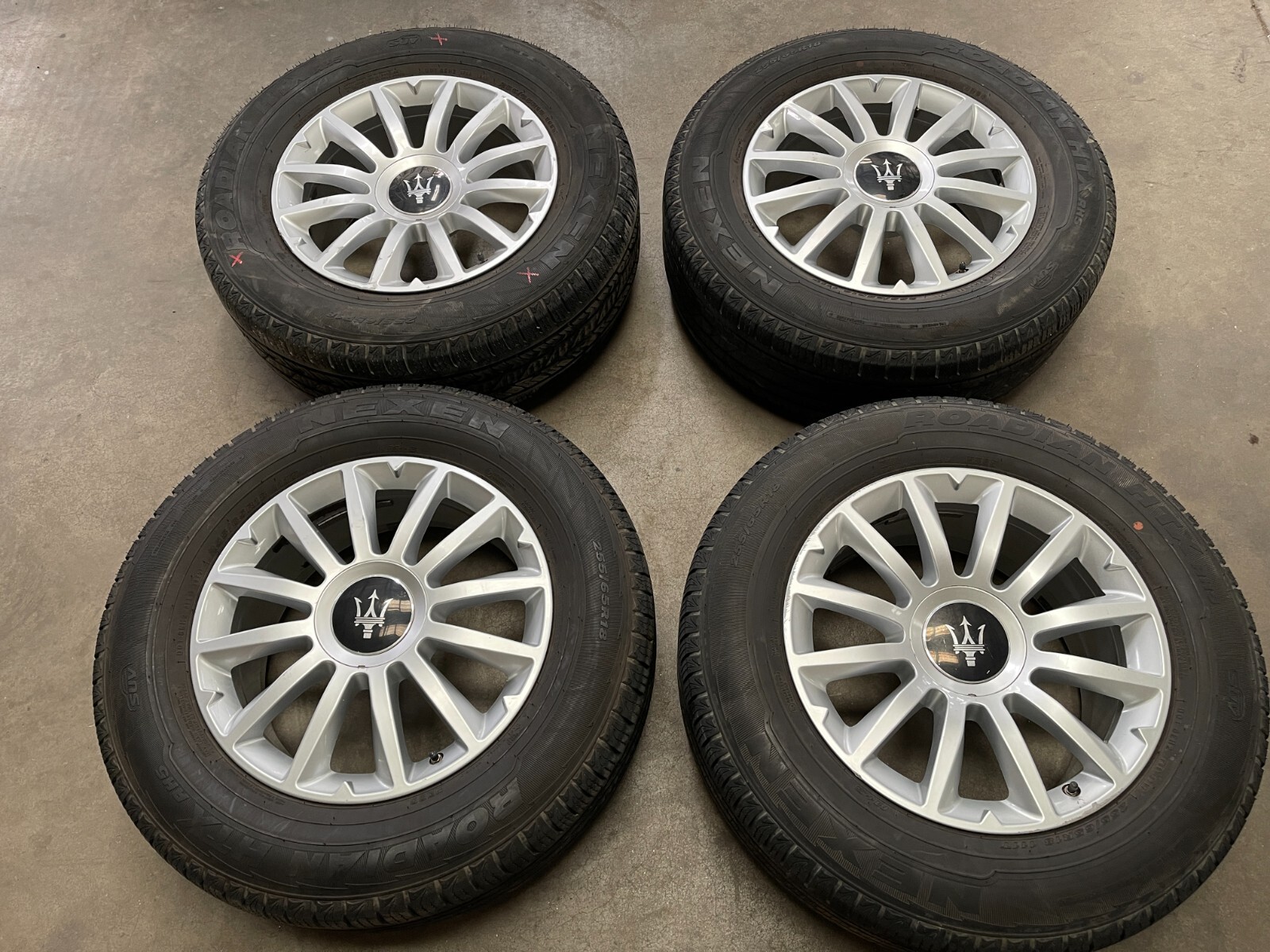 2014-2017 MASERATI GHIBLI WHEELS RIM WITH TIRES 18" OEM LOT610