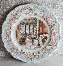 Vintage Royal Doulton Brambly Hedge Plate 'The Dairy' Jill Barklem 1984 Poppy