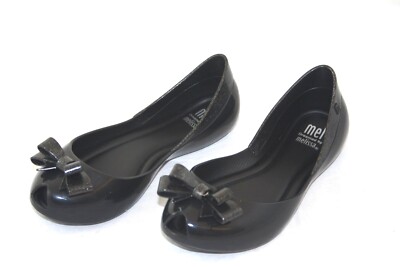 31730 MELISSA QUEEN INF 01003 BLACK SLIP ON FLAT  SHOE LITTLE GIRLS