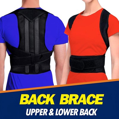 Back Brace Posture Corrector For Scoliosis and Hunchback Correction-Women/Men US