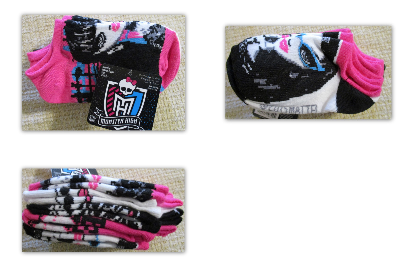 Disney Frozen Monster High My Little Pony S 4 71 2 M 71 2 31 2 BAMBINO no show