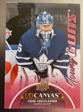 2021-22 Upper Deck Young Guns Canvas Veini Vehvilainen #C109 Toronto Maple Leafs