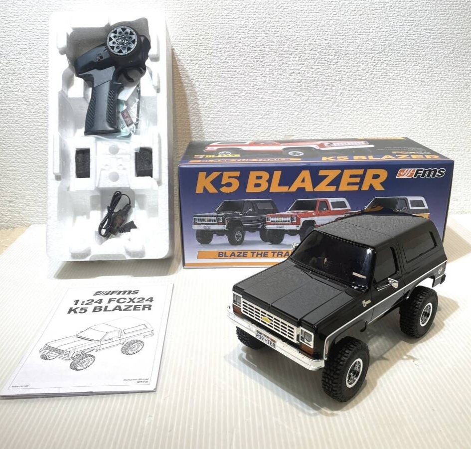 FMS 1/24 FCX24 K5 Blazer Black RC Car Model Off-Road Truck