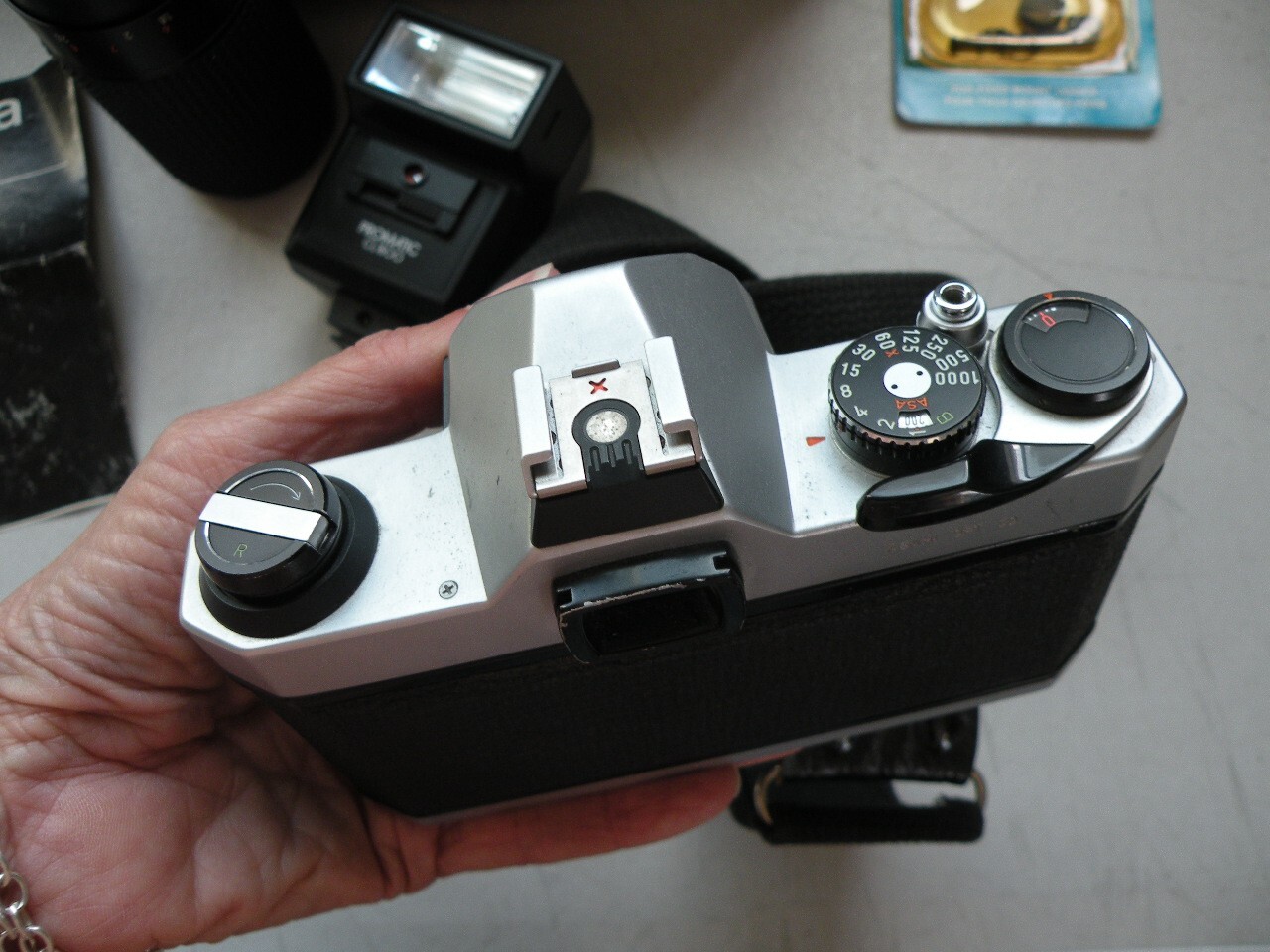 Pentax Asahi K1000 35mm SLR Camera Kit w/ JC Penney Lens Made in Japan