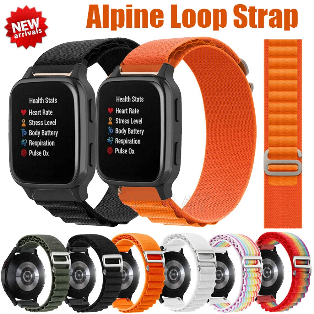 Nylon Loop Strap Band For Garmin Venu SQ 2 2S 2Plus Vivoactive 4 4S Move 3 Luxe