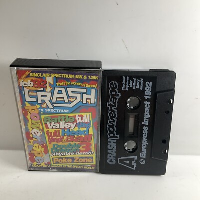 Crash Magazine Cover Tape - Sinclair Spectrum 48K (1992) Feb 1992