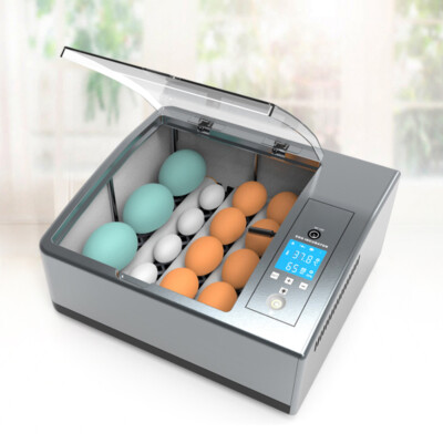 Micro Incubator 16x 孵卵器 16 Eggs Incubator Poultry Mini Digital Hatcher Auto Turner Duck