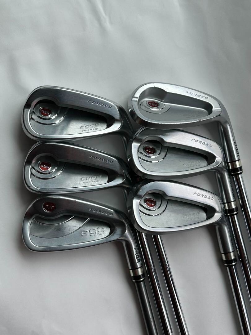 2019 PRGR egg forged iron set 6-9 P AS Steel M-40 M-37 Used | eBay