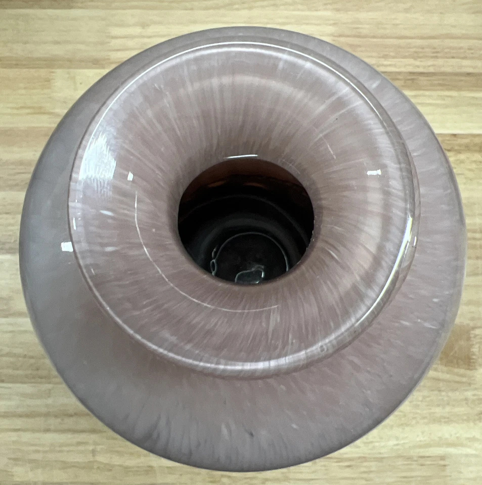 Pier 1 Imports Vase Blown Glass Pink Brown Purple Large 16” Tall - Bild 3 von 4