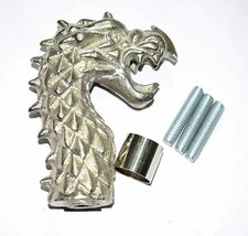 Vintage Style Decorative Silver Dragon Handle for Walking Cane Head Replacement