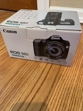 Canon 50D Zoom EF-S IS Camera Shell Manual Cables Batteries Cd  s Bundle