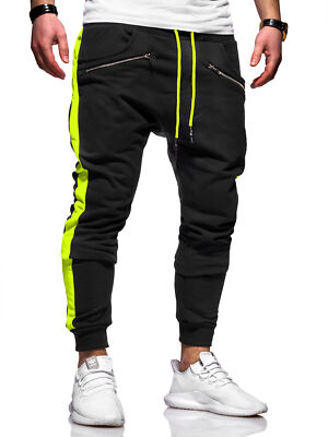 Behype Herren Trainingshose Mit Seitenstreifen – Bequeme Jogginghose Für Sport & Alltag