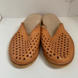 slippers leather womens