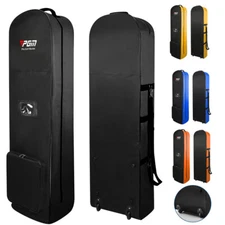 Golf Bag Travel Covers Hard Case Club Wheels Rolling Protector Foldable Golf Bag