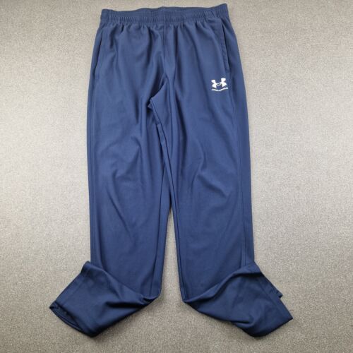 Under Armour Tracksuit Set Mens Large Blue Track Top Tapered Joggers Pants - Picture 4 of 15