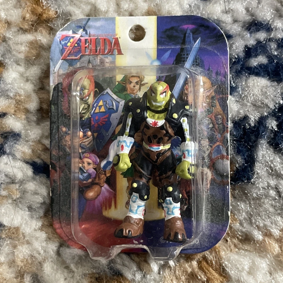 Boneco pequeno vintage Legend Of Zelda Ocarina Of Time Tomy Ganondorf Gashapon - Imagem 4 de 4
