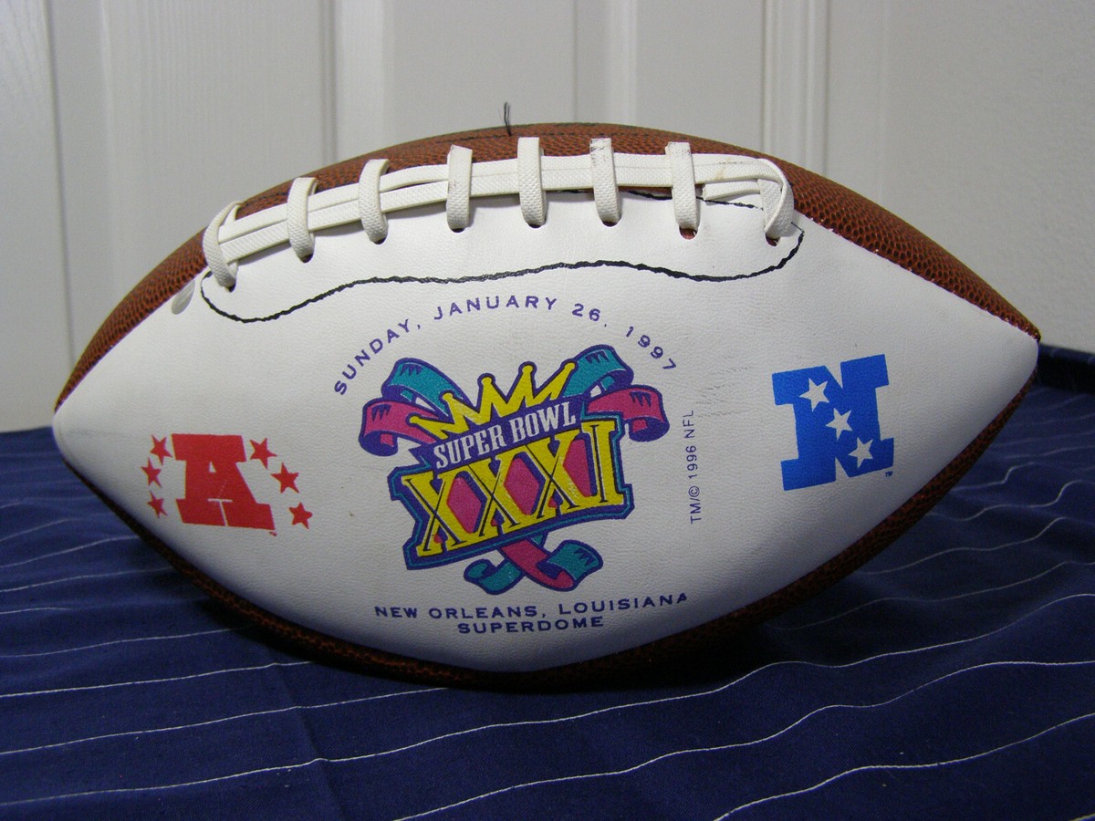 NEW Official NFL hutch Super Bowl XXXI 31 Leather Ball Made