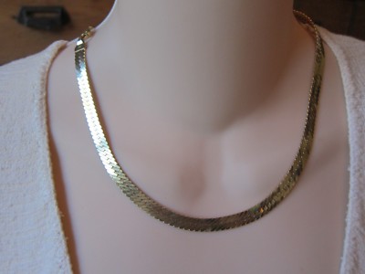 Aurafin 14k gold retro estate frosted reversible 18 Aurafin 14k gold retro estate frosted reversible 18
