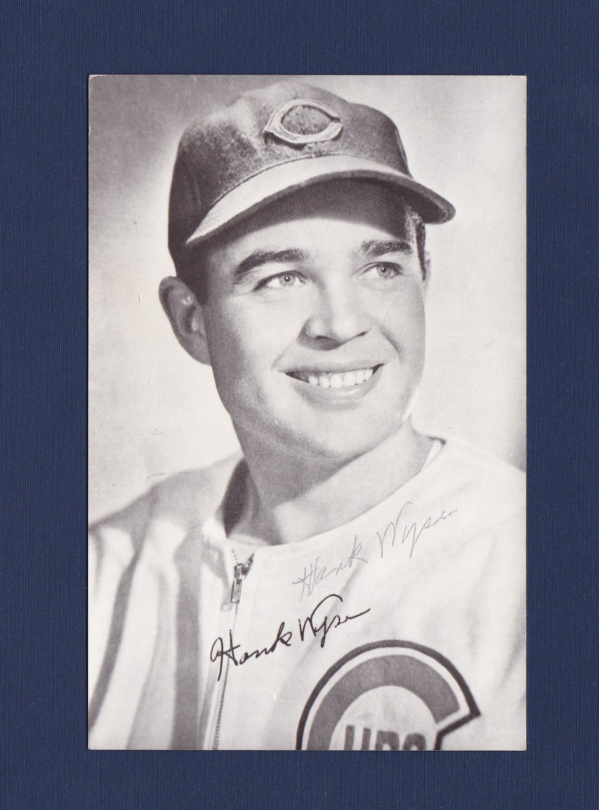 Hank Wyse signed Chicago Cubs kodak b&w postcard 19182000 eBay
