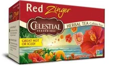 Celestial Seasonings Red Zinger Herbal Tea 40 Count Tea Bags Caffeine Free 05/23