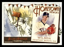 2011 Topps Allen & Ginter C.J. Wilson #HH94 Texas Rangers Baseball Card