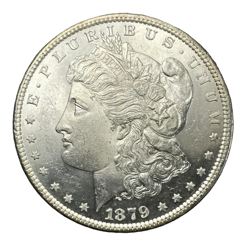 1879 Morgan Silver Dollar Gem BU Reduced Price Melt Silver Savings Month