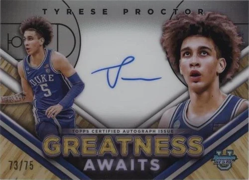 2023-24 Bowman University Best - Tyrese Proctor #GAA-TP