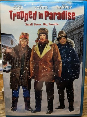 Trapped In Paradise (DVD) 1994 Nicolas Cage, Jon Lovitz & Dana Carvey - VG++