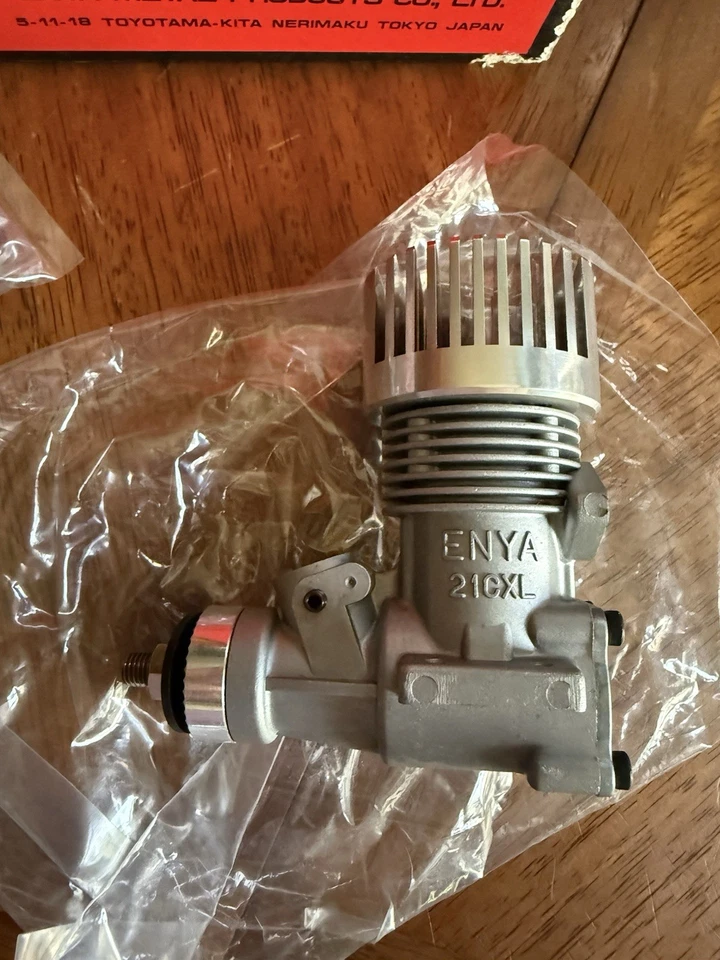 Enya 21 CXL Racing S AAC 2-Stroke 1/8 RC Buggy Car Model Engine Vintage! - Image 2 of 4