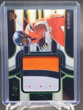 RJ HARVEY 2025 SELECT PRIZM JUMBO ROOKIE SILVER RC PATCH /99 #JRSW-RHY Q4274