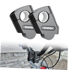 1-1/8   28mm Motorcycle Handlebar Risers, 6061-T6 Aluminum 1 1/8 inch Black