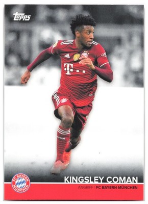 Kingsley Coman 2021-22 Topps FC Bayern München Team Set BCM-KC FC Bayern Munchen
