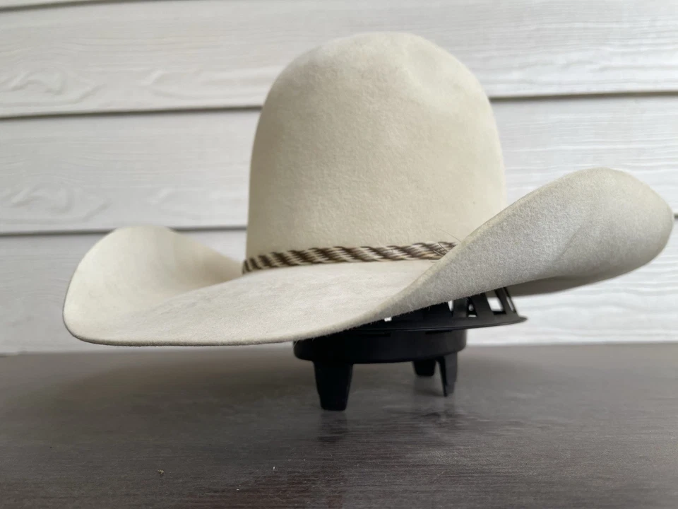 $629 Rugged 20X Catalena 6 7/8 Western Cowboy Hat Yellowstone Rodeo Rip - Image 3 of 4