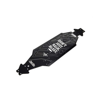 ARRMA Aluminum Chassis CNC 7075 T6 LWB Black ARA320571 Electric Car/Truck Option