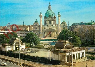 Ansichtskarte; Wien, Wien, Karlskirche, Karlskirche